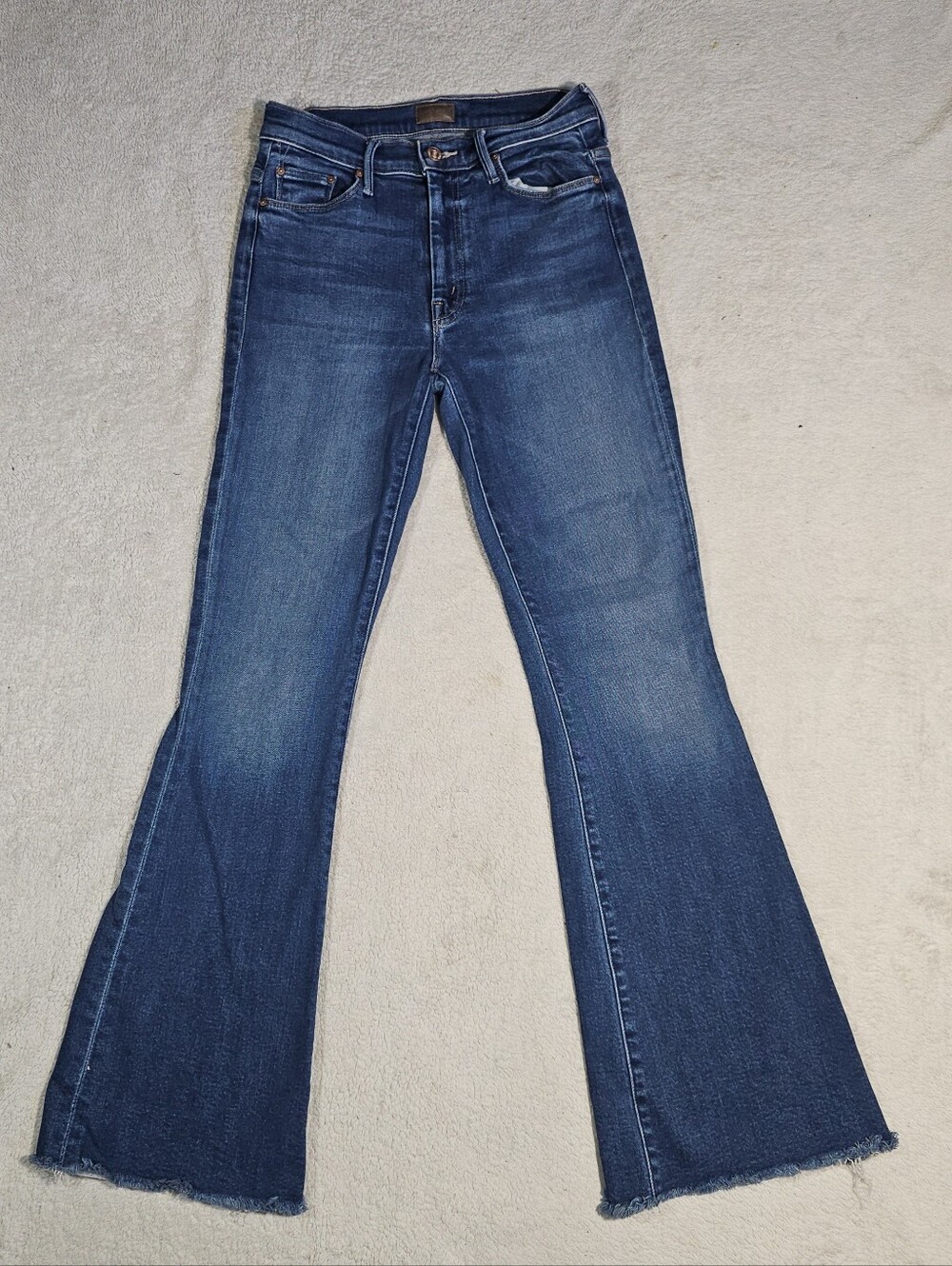 MOTHER The Weekender In Layover Denim Blue Jeans Size 27